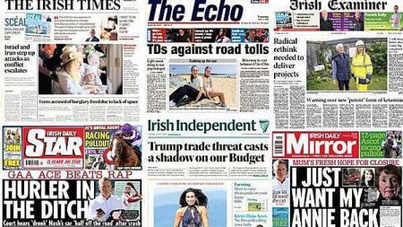 What the papers say: Tuesday's front pages