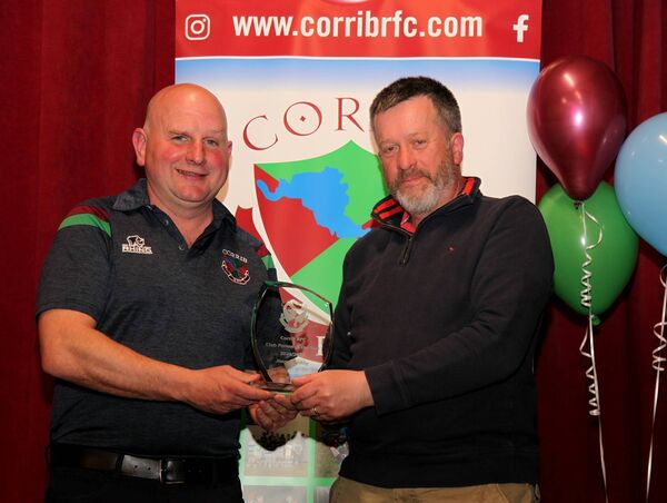  Eugene Kenny (President) and Jimmy Roddy (Club Person of the Year). Picture: Trish Forde