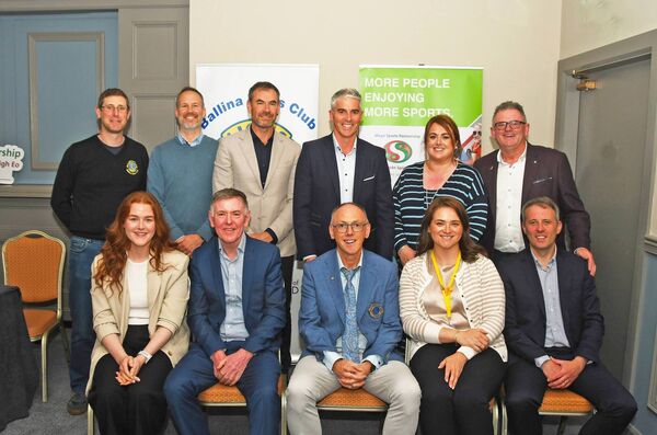 Pictured at the Men's Health Awareness Seminar in the Great National Hotel, organised by Ballina Lions Club, were, back row, from left: Rob Doyle Lions Club; pharmacist Ian Kilroy; psychiatrist Alan Gallogly; Dr Sean Moffatt GP, reflexologist Leona Donegan; Pat O'Brien, Lions Club. Front row: nutritionist Ciara Sherry, Mayo North East; retired surgeon Ronan Waldron; optician Joe Gavin, President, Ballina Lions Club; Sarah Egan Irish Cancer Society and audiologist Peter McGuire. Picture: John O'Grady Pictured at the Men's Health Awareness Seminar in the Great National Hotel, organised by Ballina Lions Club, were, back row, from left: Rob Doyle Lions Club; pharmacist Ian Kilroy; psychiatrist Alan Gallogly; Dr Sean Moffatt GP, reflexologist Leona Donegan; Pat O'Brien, Lions Club. Front row: nutritionist Ciara Sherry, Mayo North East; retired surgeon Ronan Waldron; optician Joe Gavin, President, Ballina Lions Club; Sarah Egan Irish Cancer Society and audiologist Peter McGuire. Picture: John O'Grady