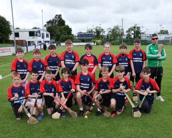 Gaelscoil na gCeithre Maol, Ballina who were defeated by Claremorris NS in the Cumann na mBunscol Division 4 hurling final. Picture: Michael Donnelly