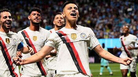 Claudio Echeverri ‘a bit sore’ as Man City wait on teenager’s ankle injury