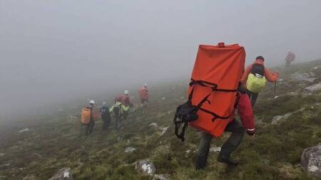 Woman rescued after falling and breaking wrist in remote Mayo area
