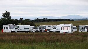 Most of caravans camped on Curragh plain still there, court hears Most of caravans camped on Curragh plain still there, court hears