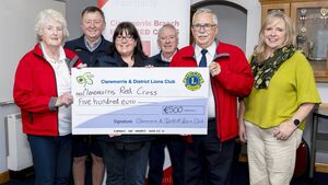 Local Notes: Claremorris Lions support local groups Local Notes: Claremorris Lions support local groups