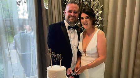 Congratulations: Couple celebrate marriage in Mayo church