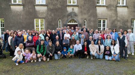 Errew community gathers to remember monastery school