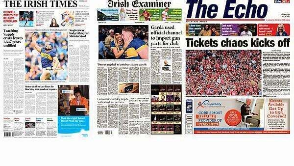 What the papers say: Monday's front pages