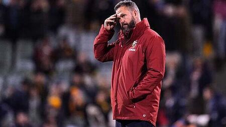 Andy Farrell’s full-back woes increase as Blair Kinghorn goes off in Lions win