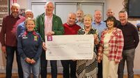 Local Notes: Knockmore GAA Lip Sync committee present cheque to Western Alzheimers.