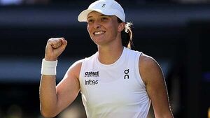 Iga Swiatek surprises herself by breaking through her grass ceiling at Wimbledon Iga Swiatek surprises herself by breaking through her grass ceiling at Wimbledon