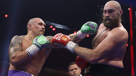 Usyk is the soft voice in a loud ring