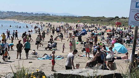 Temperatures reach 28 degrees in parts as major wildfire warning issued