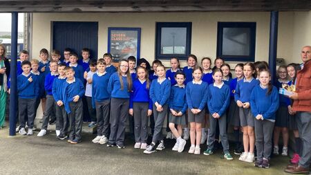Local Notes: Belmullet NS students visit RNLI Inshore Station for guided tour.