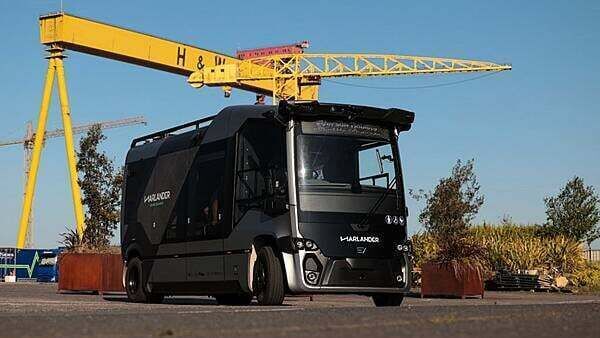Self-driving bus service takes to the road in Belfast’s Titanic Quarter