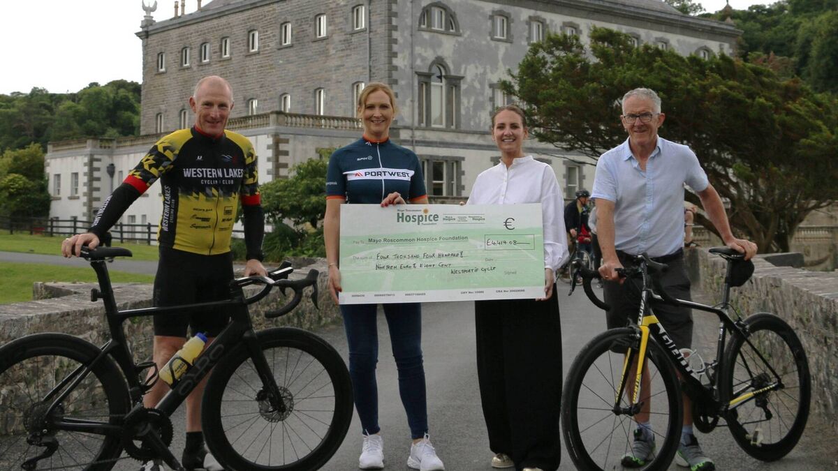 Cyclists help raise vital funds for Hospice