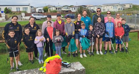 Local Notes: Enniscrone Kilglass Gaelic4Mothers&Others beach clean up with Enniscrone Tidy Towns.