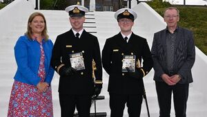 Naval cadets presented with Admiral Brown medals