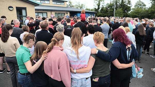 Hundreds gather at vigil for mother and children killed in Fermanagh shooting