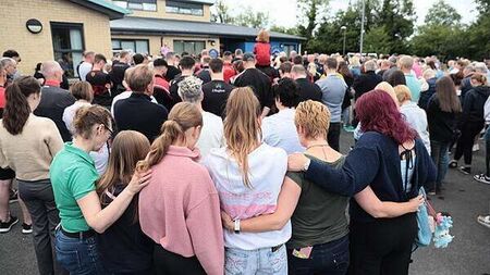 Hundreds gather at vigil for mother and children killed in Fermanagh shooting