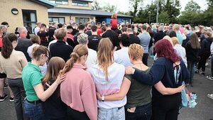 Hundreds gather at vigil for mother and children killed in Fermanagh shooting Hundreds gather at vigil for mother and children killed in Fermanagh shooting