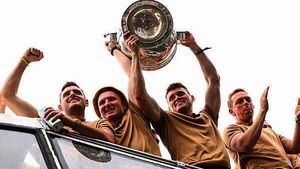 Pictures: Hundreds of fans welcome All-Ireland champions Kerry home