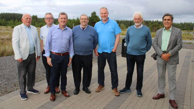 Pictured recently at the Oweninny Windfarm Visitors Centre Bellacorick were former ESB employees from left Pat Traynor, Pat Naughton, John McManus, Eugene Rochford, Peter O’Hagan, John Duffy and Noel McLoughlin <p>Pictured recently at the Oweninny Windfarm Visitors Centre Bellacorick were former ESB employees from left Pat Traynor, Pat Naughton, John McManus, Eugene Rochford, Peter O’Hagan, John Duffy and Noel McLoughlin</p>