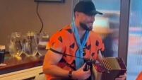 WATCH: Irish rugby player entertains Mayo pub