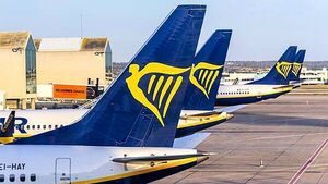 Ryanair sets monthly passenger record despite air traffic control strikes