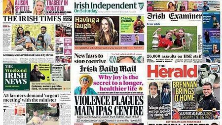 What the papers say: Saturday's front pages