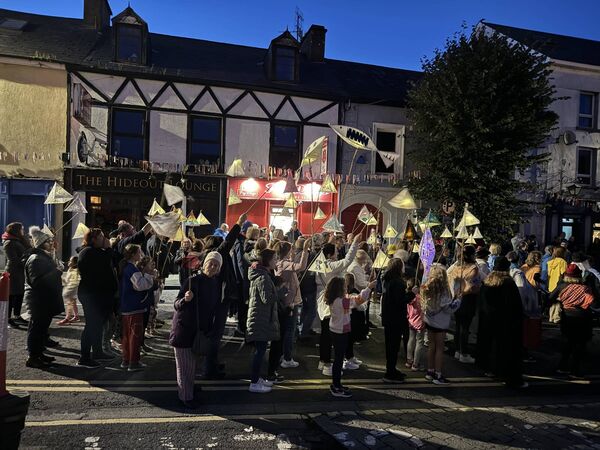 The spell-binding evening parade at Riverfest in Foxford. 