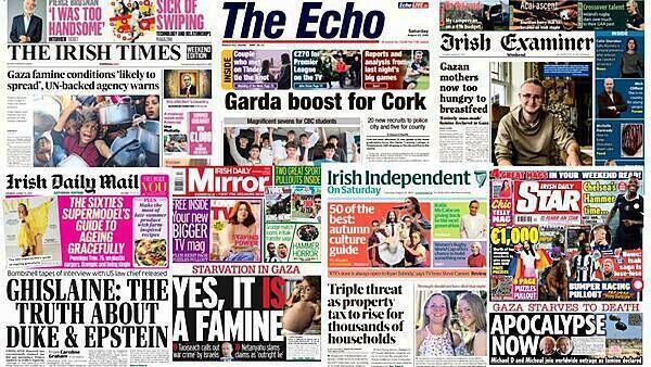 What the papers say: Saturday's front pages