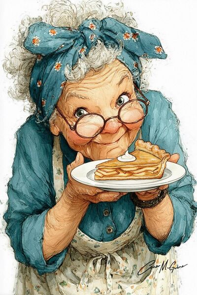 Baking an apple tart is all about doing something your grandmother did, and her grandmother before her. Illustration: Conor McGuire