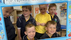 Local Notes: Junior infants start their school journey in Culmore NS, Swinford.