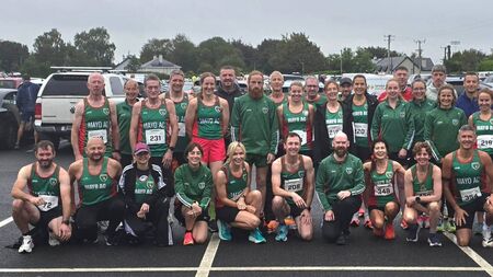 Full blooded effort by Mayo runners at half marathon event