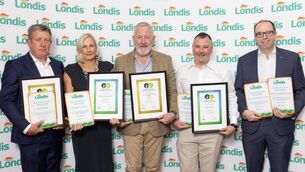 <p>Pictured at the Londis Retailing Excellence Awards 2025 at the Seafield Hotel &amp; Spa Resort, Gorey, Co. Wexford, are Katie Casey, Gerry Casey, Londis, Ballina, Londis, Knockcroghery, Londis Balla, with Bradley O'Donnell, Higgins’ Londis, Kilkelly, and John Mulroy, Londis, Breaffy Road, Castlebar, and Londis, Moneen Roundabout, Castlebar, alongside Shane Hopkins, Londis RDM.</p>