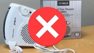 <p>Just over five thousand De Vielle Dual Fan Electric Heaters are being recalled from consumers.</p>