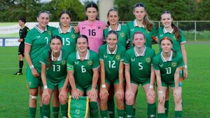 <p>The Republic of Ireland U17 girls who beat host nation Italy 1-0 to win the tournament after scoring eleven goals and conceding none. Ava Hallinan from Enniscrone is first from left on the front row.</p>