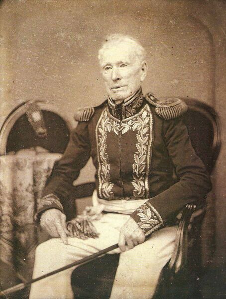 Admiral William Brown is revered in Argentina for his role in founding the country's navy.