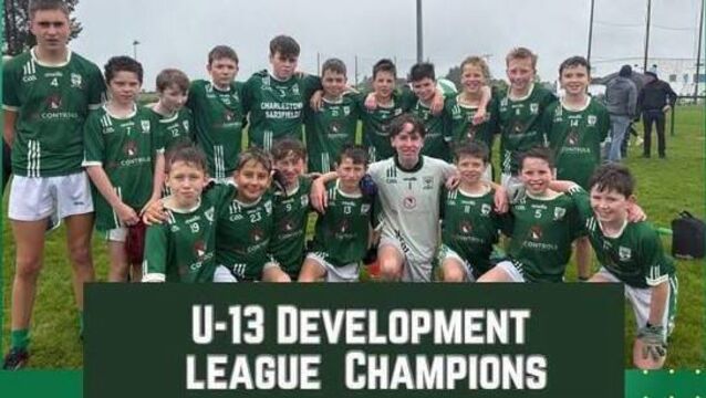 Local Notes: Charlestown Sarsfields U13s romp to Development League victory.