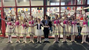 <p>Culture Night was marked in Ballinrobe with an event entitled 'Mosaic: Celebrating Cultures', hosted by Tacú Family Resource Centre at Ballinrobe Racecourse Pavillion. Pictured were dancers from the All-Stars Academy (Claremorris) who performed at the event. 	Picture: Phil Roberts</p>