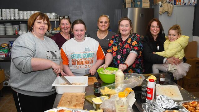 Local Notes: Volunteers help out during the Ceide Coast Atlantic Run in Ballycastle.
