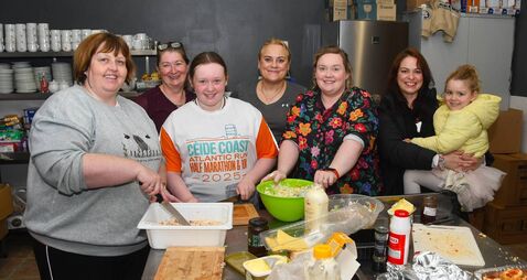 Local Notes: Volunteers help out during the Ceide Coast Atlantic Run in Ballycastle.