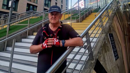 Mayo native braves rain and wind for epic walk