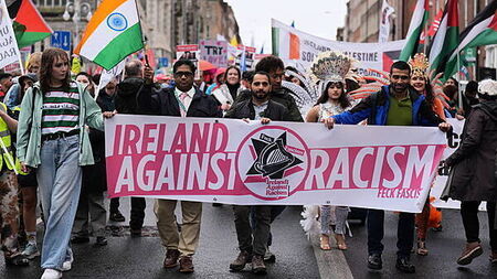 Thousands march through Dublin for United Against Racism rally