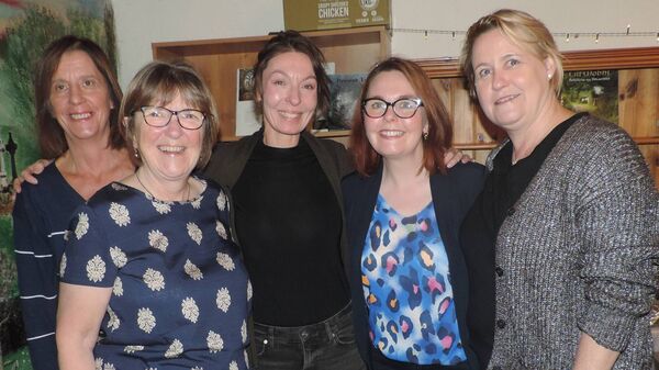 Attending Culture Night which was held in Kilmovee Community Centre