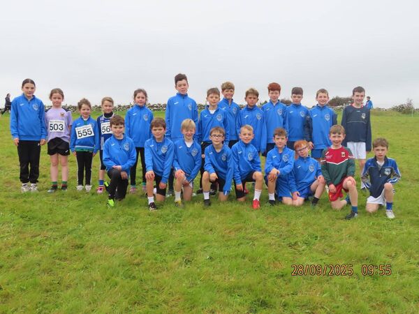 Athletes from Claremorris AC at Mellett's Hill in Swinford.
