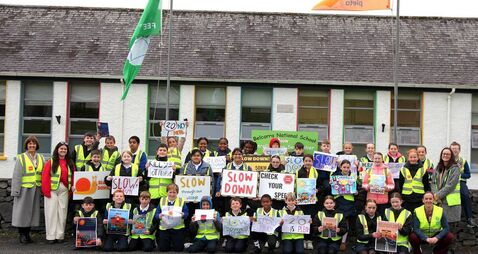 Mayo school pupils make a stand against speedsters