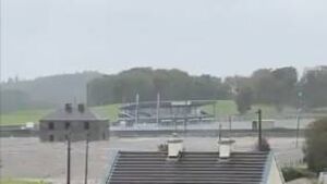 WATCH: Local GAA pitch feels effects of Storm Amy
