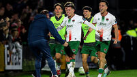 Cork City land place in FAI Cup final after 3-0 win against St Pat's