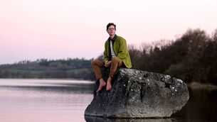 <p>Manchán Magan pictured at Lough Lene in Co Westmeath earlier this year. 	Picture: INPHO/James Crombie</p>